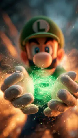 Luigi charging animation and live wallpaper #charginganimation #livewallpaper #fyp #animation #mario 