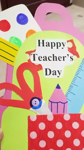 teachers day card #aroojartstudio #artisit #teachersdaycard #teacherday 