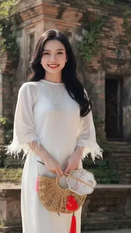 Áo dài gấm dáng suông đính đá nhẹ nhàng mà đẹp #phucphaplinhdan #aodai #xuhuong 