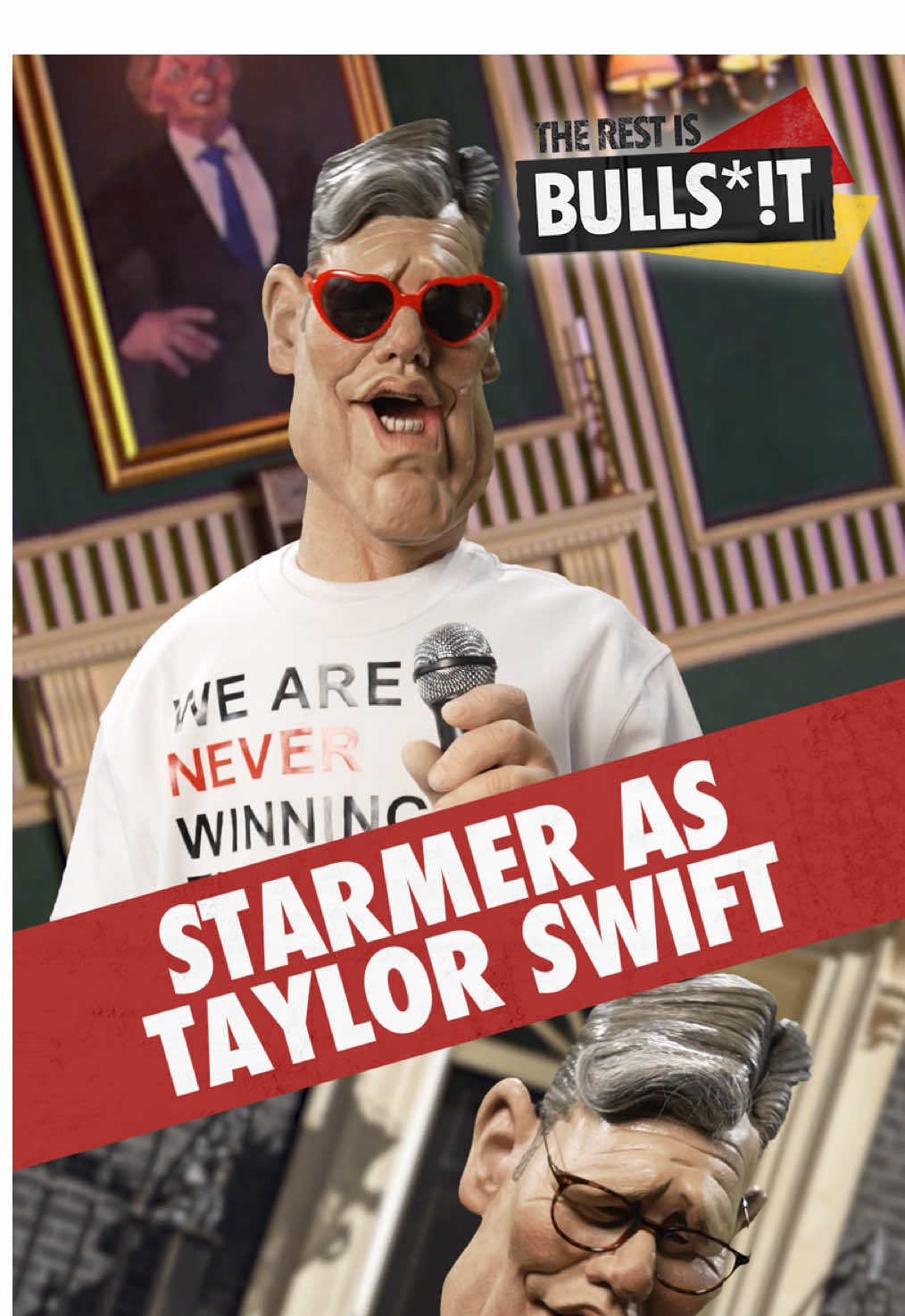 The album everyone’s talking about today… Taylor Swift? Nope! Keir Starmer’s The Death Of A PM out now! Brand new full episode of Spitting Image: The Rest Is Bulls*!t out at 7pm tonight on YouTube! 