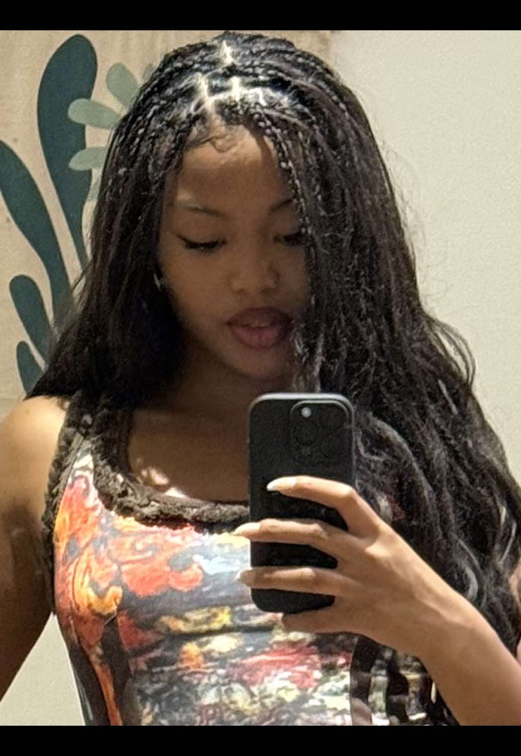 @Fashion Nova (sleeveless button up top, millennium capri pant)