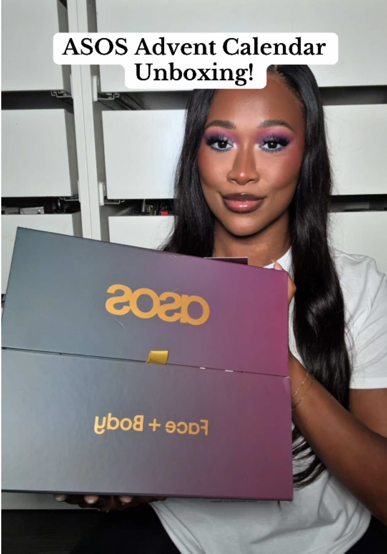 ASOS face & body advent calendar unboxing! What do you think? I honestly think its worth the money if there are products you’ve wanted to try but didn’t want to spend full price on  #asos #adventcalendar #unboxing #christmas2025 #makeup 