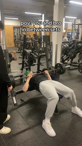 he's too weak 😔 #gym #gymbro #relatable #gymmeme #benchpress 