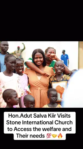 Hon.Adut Salva Kiir Visits Stone International Church to Access the welfare and Their needs 💯🤝🔥 #jubamedia #denggarangajou @Akuol Akuith De Second 🫅 @Juba Media @Juba Eye @Juba Echo TV 