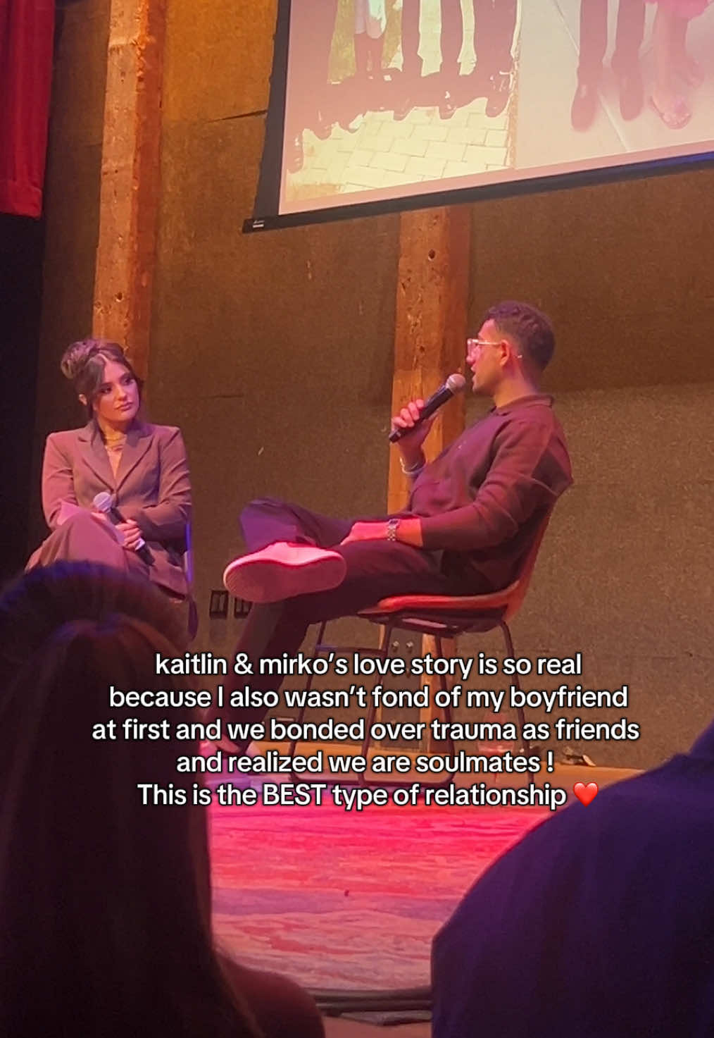 starting off as friends is the key to a strong relationship 🥺 & you guys did absolutely amazing last night ❤️@Kaitlin_Reagan @mirko_mormile 