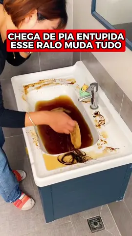Chega de ralo de pia entupido. #ralodepia #itensparacasa #reformadacasa #façavocemesmo #tiktokshop 