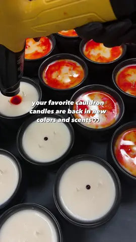 It’s not spooky season until cauldron candles drop ❤️ AVAILABLE NOW! #cauldroncandle #candleseason 