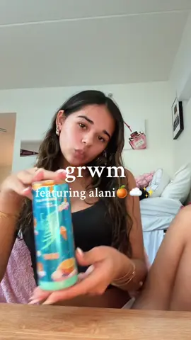 fav flavor is dream float btw🧡😇 #AlaniPartner #grwm @Alani Nutrition 