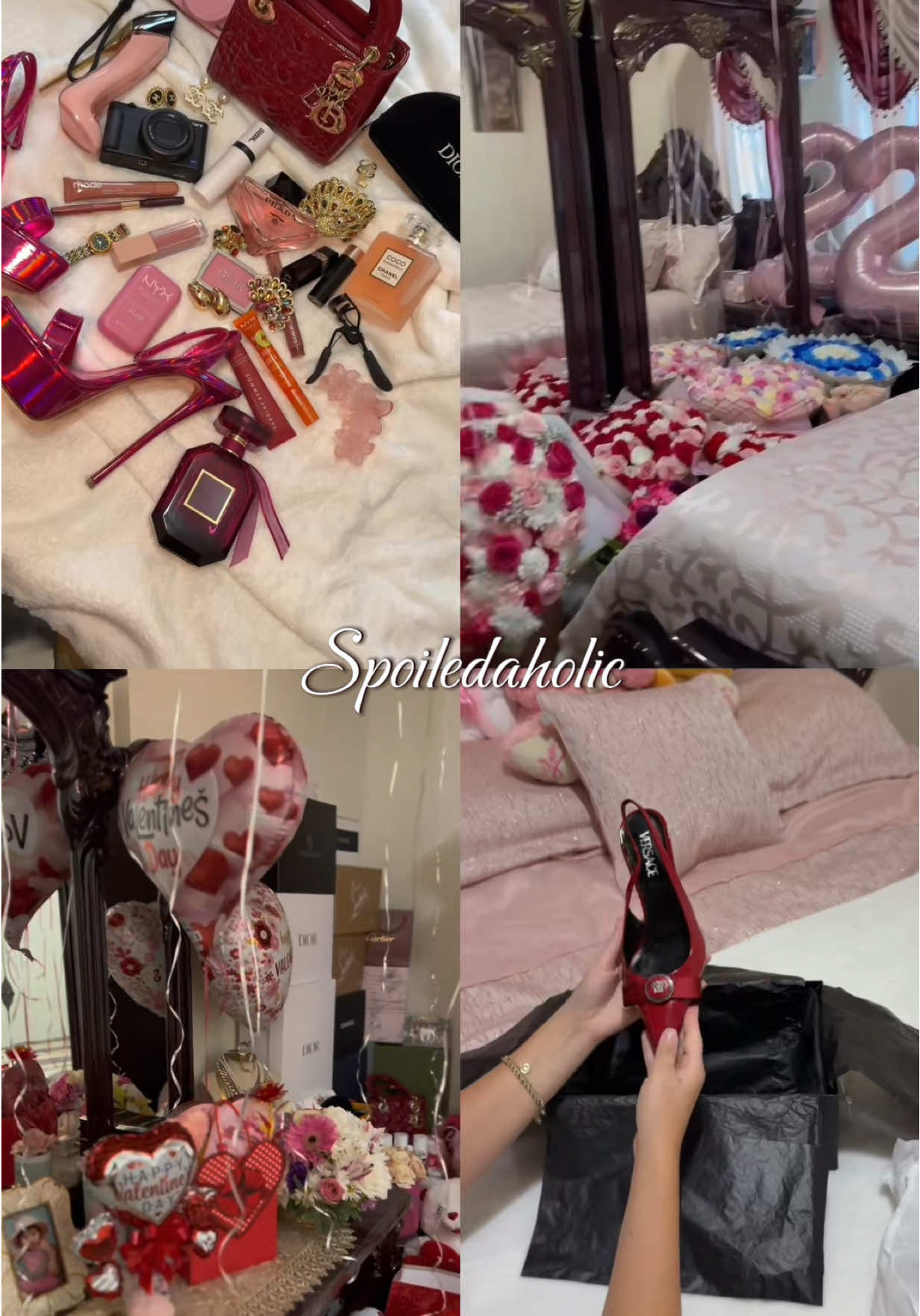 I love being a girl 💗 #pinkaesthetic #girls #flowers #spoiled 