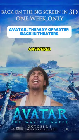 Watch Avatar: The Way of Water back in theaters TODAY! #avatarthewayofwater #avatar #avatarfireandash #fyp @Avatar @20th Century Studios 