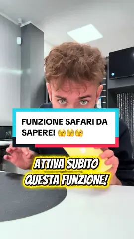 Una funzione che ti permetterà di non avere più quelle fastidiose pubblicita su Safari! ⚠️ #safari #apple #iphone #spam #tips 