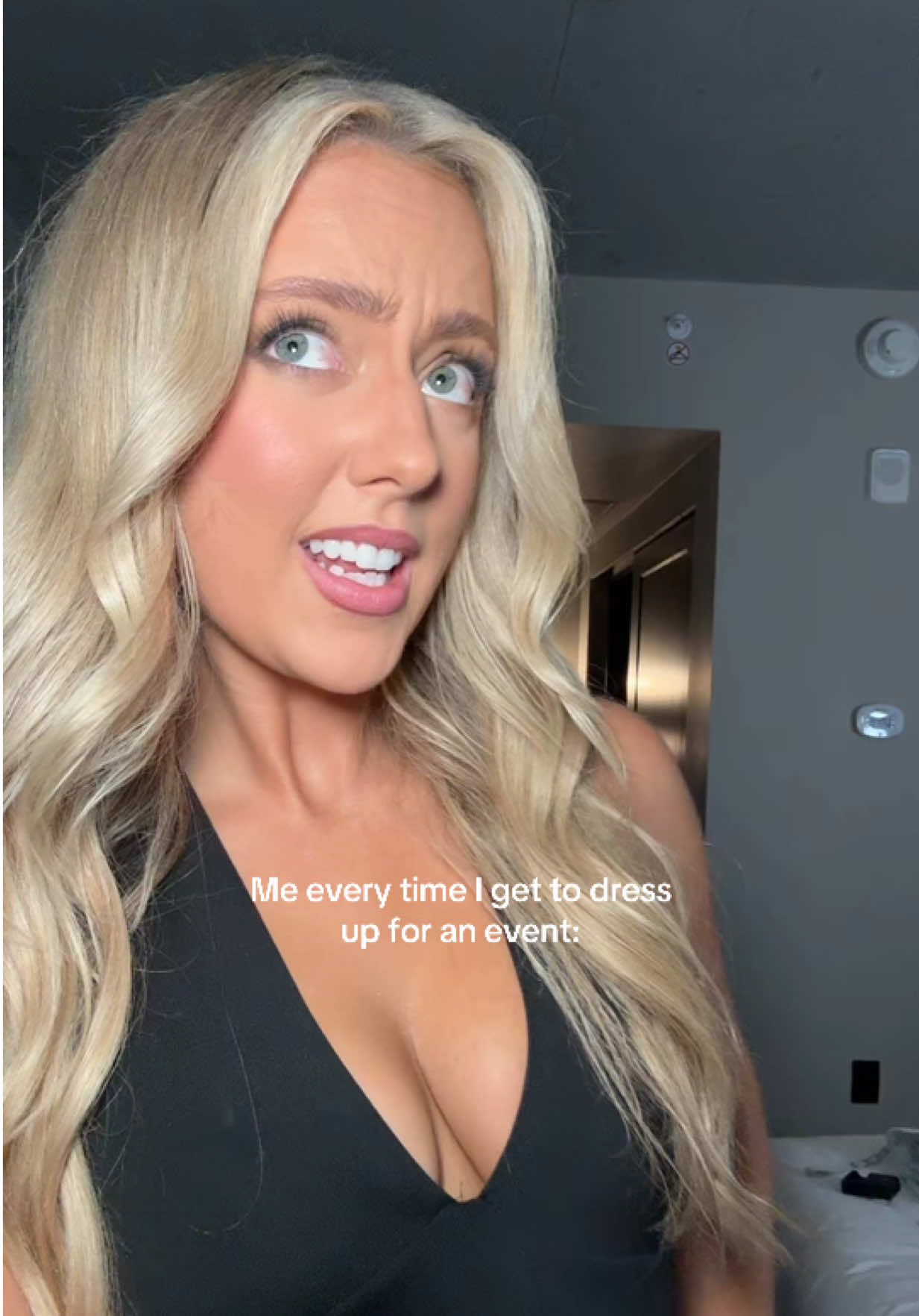 Jk I’m literally in a dress every day 🤪 #extra #getreadywithme #redcarpet #personality #mua 