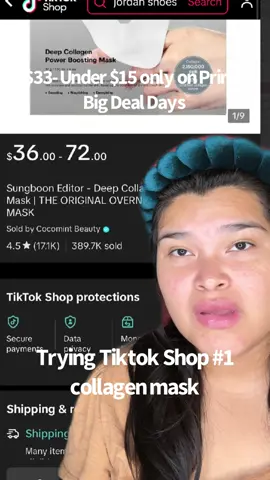 I bring you a review of these two amazing products from @SUNGBOON EDITOR  -Deep Collagen Power Boosting Overnight Sheet Mask Mask $33 → Under $15 only on Prime Big Deal Days -Deep Collagen Power Boosting Serum: $38 → Under $20 only on Prime Big Deal Days #sungbooneditor #ad #amazonprimeday #glassskin #collagenmask
