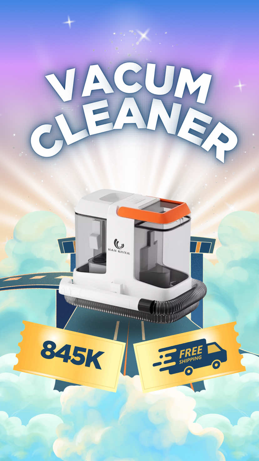 Kursi dirumah kotor gaperlu pusing lagi untuk membersihkannya kalau punya vacum cleaner han river ini!! #vacumcleaner #penyedotdebu #hanriver #hanrivertiktok #fyp 
