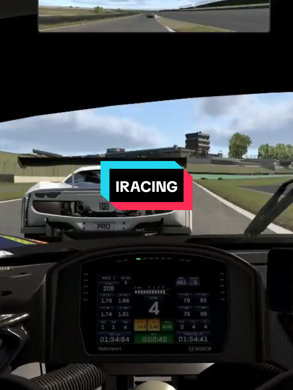 Mirar el Ego que malo es, hay que saber disfrutar aunque vayas atrás. #iracing #gt3 #ferrari296gt3 #interlagos #iracingfail 
