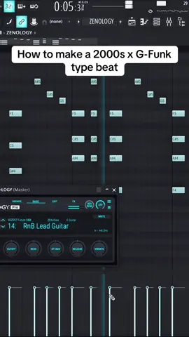 How to make a 2000s x G-Funk type beat [Prod by Lennio] #musicproduction #producer #sounddesign #typebeats #2000s 