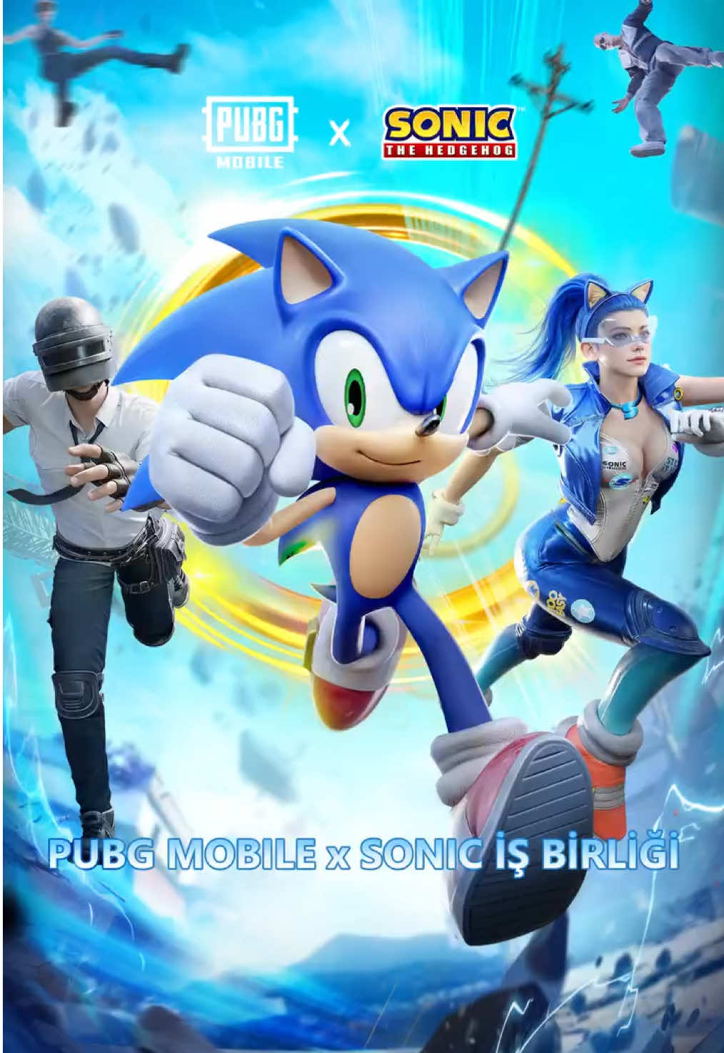 ✅ PUBG MOBILE X Sonic, şavaş alanlarına yüksek hızlı macera getiriyor!  Sonic & Tails Stil Setleri, Sonic Vector, Hız  Canavarı Buggy, Sonic Buddy ve özel süslemelerle donanın. Sonic'ten ilham alan stilinizle aksiyona atılın  ve her maçı heyecan verici hale getirin - hız  hepimizi birleştirir! 💙🌀 #PUBGMOBILExSonic #Sonic #PUBGMOBILE #s2gsagopa #pubgpartner   Daha fazlası için resmi sayfayı ziyaret edebilirsiniz : @PUBG Mobile Türkiye  