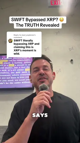 Replying to @marr_explores October 3rd, 2025 🗞️ SWIFT Bypassed XRP? 😳 The TRUTH Revealed So there’s a comment saying “SWIFT bypassed XRP and people are calling it XRP’s moment.” Let’s get real. SWIFT is running pilots. Headlines, experiments, demos to make it look like they’re keeping up. They’ve got Chainlink here, Linea there, private ledger tests—cool. But none of that moves the actual money. SWIFT is the email. They send the message, not the trillions. Where’s the money, bro? Where’s the liquidity? It’s not in those pilots. And here’s the kicker—every one of those systems still depends on somebody’s stablecoin or bank token. XRP is the only neutral bridge asset that ties it all together. Meanwhile, XRP isn’t stuck in the lab. It’s live. Banks and payment providers have been testing real corridors for years. Speed proven. Cost proven. Finality proven.  So if you think SWIFT bypassed XRP, you’ve got it backwards. Stay up to date with XRP News Updates. XRP’s been bypassing SWIFT this whole time, building the rails right underneath them. ⚠️ Not financial advice. For education & entertainment only. #XRP #Ripple #CryptoNews #xrpcommunity #SWIFT