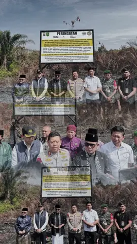 pemasangan plang karhutla. #polres #fyp #fypシ゚ #kabupatenpelalawan #dprdpelalawan 