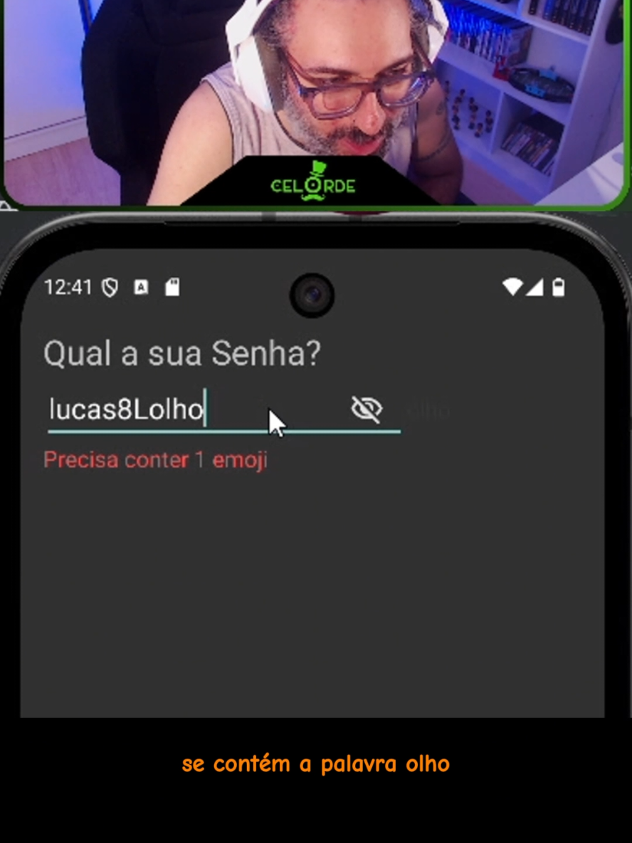 Melhor App do Mundo - Senha - Parte 6 #Tech #ti #ux #programador #celorde 