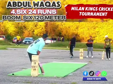 ABDUL WAQAS IN MILAN KINGS CRICKET TOURNAMENT 2025 #foryoupage #quality #viral @iTaLiaN SuLTaN's 