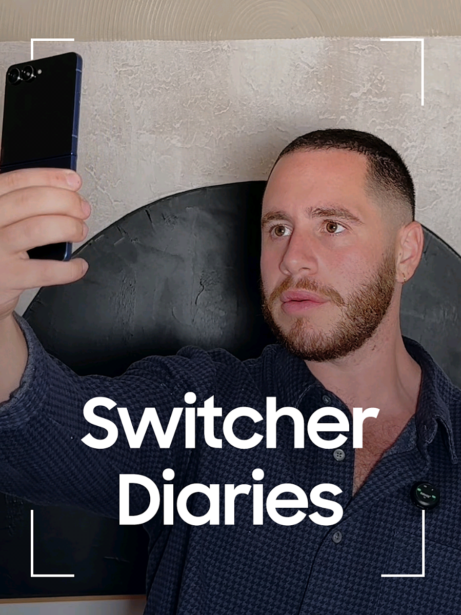 @andrewmuscarella is coming out as a #GalaxyFlip7 fan. Follow the other half of @goodchildrenpod as he documents his switch to dramatic flips, cover screen selfies and more. #CanYourPhoneDoThat? Make the switch today at the 🔗 in bio.