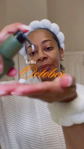 Hello October!! 🍁🍂 It’s time to lock in…starting with skin care! xoxo, Mystiqua Trinette  #skincareroutine #skincareover40 #RomanticizeYourLife #over40skincare #skincareroutine 