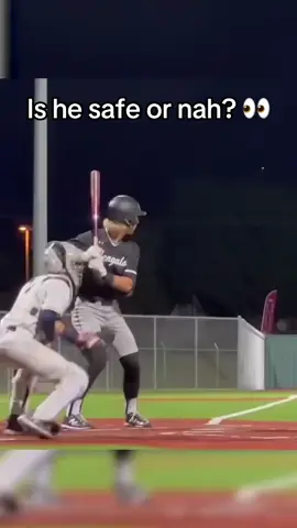 The slide was elite 😭😭 (via fivetoolbsb/IG) #baseball #baseballboys #highschool #school 