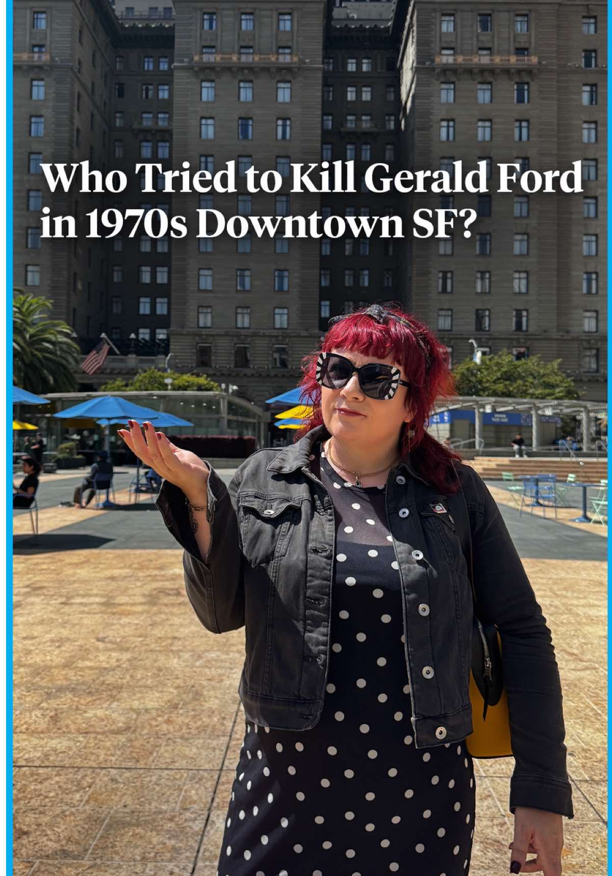 50 years ago, President Gerald Ford narrowly escaped bullets intended for him in downtown San Francisco. This year, just two days after the anniversary of the attempted assassination, the woman who tried to kill him died at the age of 95. Sara Jane Moore was a most unlikely attempted murderer: a suburban mom who'd been working as an informant for the FBI. For this #Throwback, we revisit the bizarre series of events — and people — that led to a near-disaster outside the St. Francis Hotel in Union Square. 🎥: Rae Alexandra, Masha Pershay