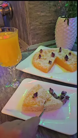 ##مهلبية البرتقال # المكونات ## كيلو برتقال تعصرها  على بارد تحط  ٦ معالق نشا  كوب من سكر  وعلى نا ر هادية لحد ما تتقل قوامها وبعدها على براد لمدة ساعتين  ثلاثة #LIVEIncentiveProgram #LIVEwithlowfollowers #PaidPartnership 