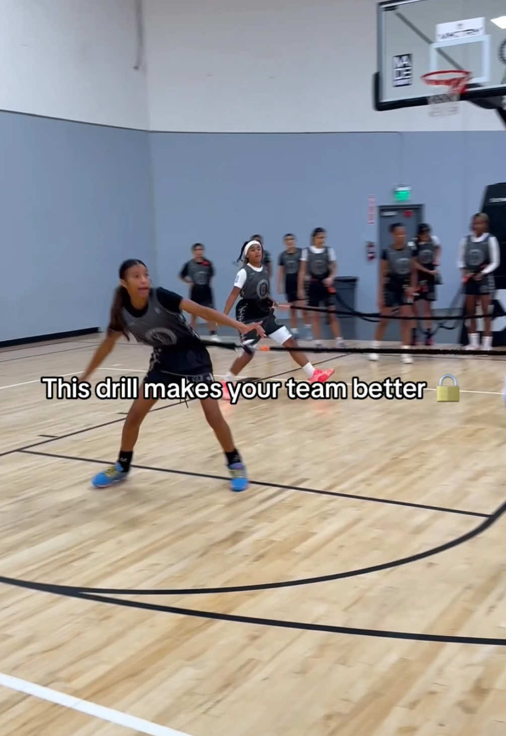 This defense drill makes your team better 😤 @DefenseOnAString #aau #basketball #madehoops #fyp 
