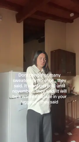 It was 40°F overnight and we just started october be so fr #florence #fall 