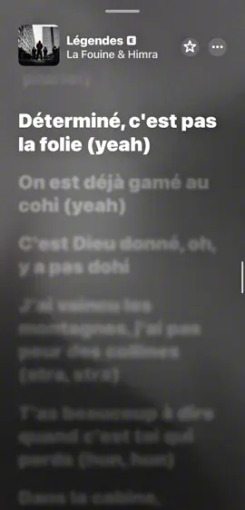 @La Fouine @Himra déterminer #pourtoi #foryou #lyrics_songs #lyricsvideo 