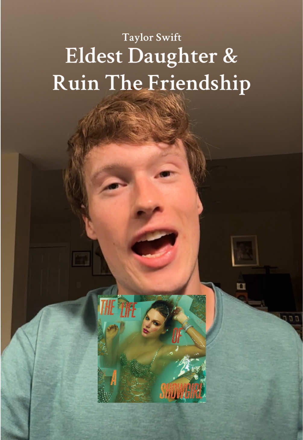 reacting to Eldest Daughter and Ruin The Friendship @Taylor Swift #newmusic #newalbum #taylorswift #reaction #fyp 