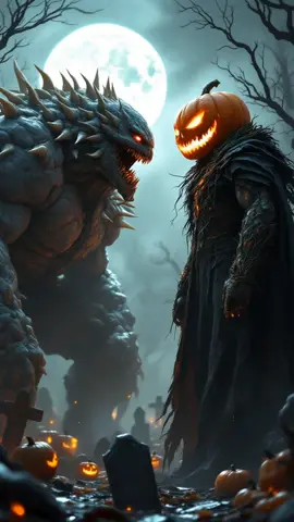 Doomsday x Lord Pumpkin 💀🎃🔥 #aifusion #doomsday #halloween #metalhead #fusion 