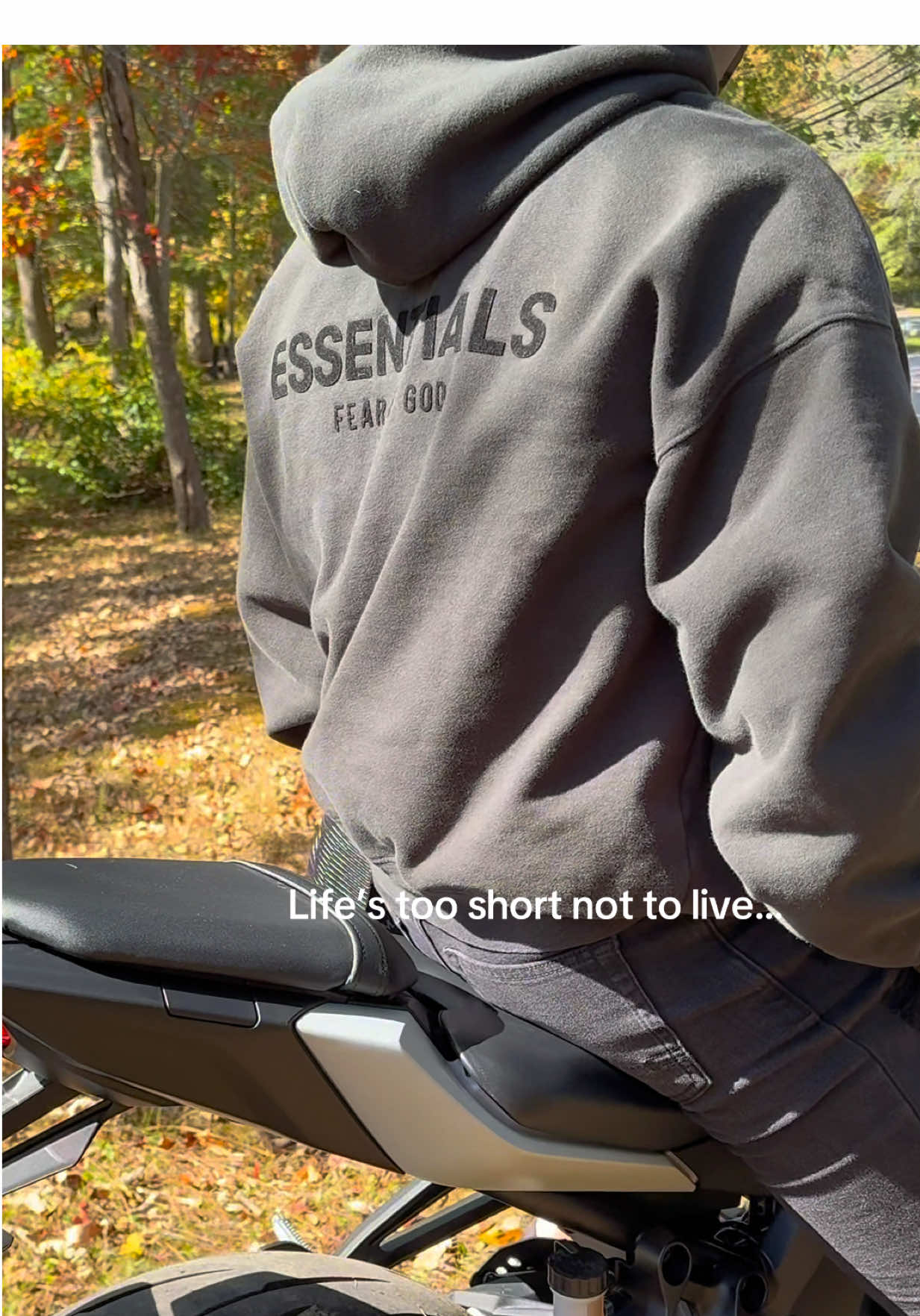 Gotta live the life God gave us! 