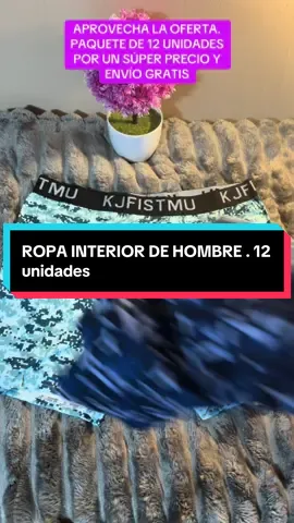 Paquete de 12 boxers de hombre, diseños variados y coloridos. #boxer #ropadehombre #underwear #parati #ropainterior 