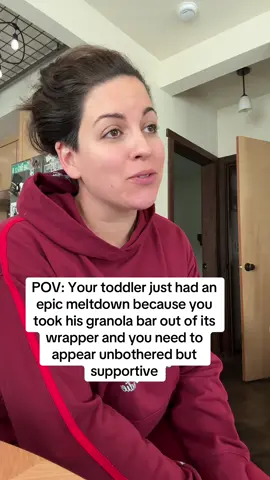 Not RiRi being my gentle parenting guide. Currently mantaining my peace through toddler meltdowns.  #toddlerlife 