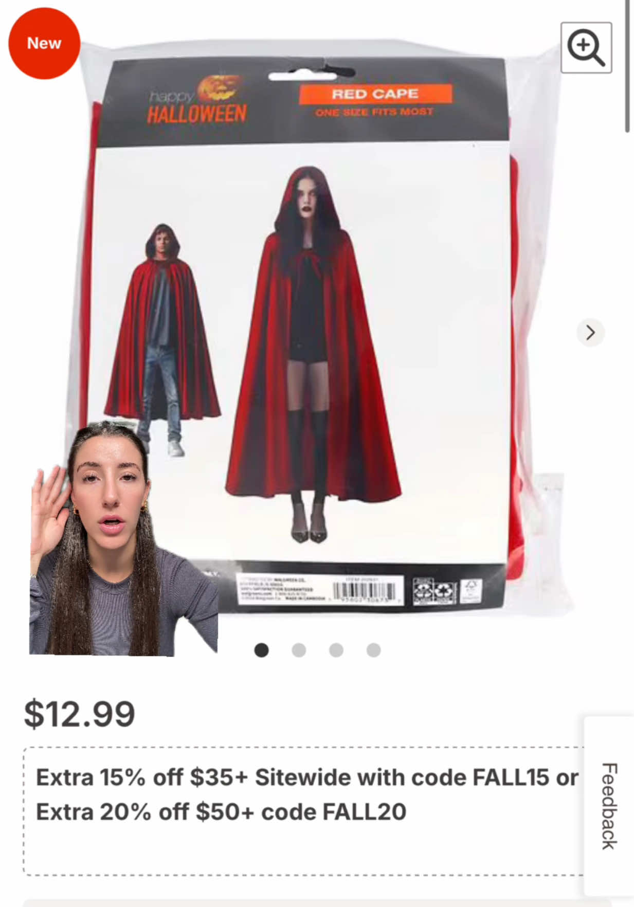 Replying to @️  Red ridding hood cape info #fyp #halloween #halloweencostume #halloweencape #redriddinghood 