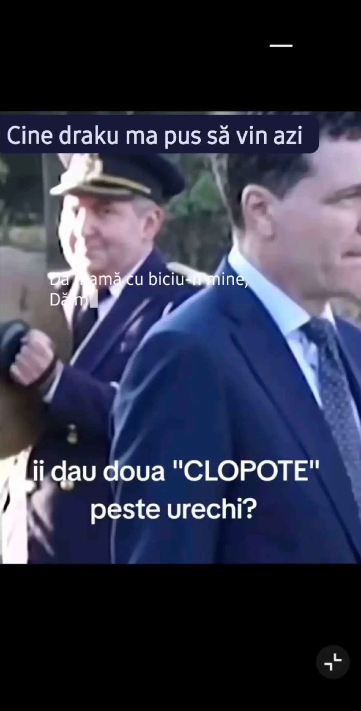 Cine ma pus azi sa vin la lucru azi Sa ii vad pe mucifer asta?