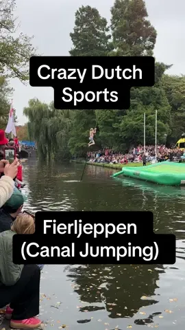 Fierljeppen  (Canal Jumping) is a popular sport in Friesland, but you can also find crazy people trying to jump a canal in Leiden too. This activity is part of the 3rd of October celebrations, which celebrate  the city's liberation from a Spanish siege in 1574. Visiting the Netherlands  #creatorsearchinsights #dutch #october3 #leiden #netherlands @Leiden, Stad van Ontdekkingen @3 October Vereeniging @Inside Dutch Culture @DutchReview  @Stephan Amsterdam 🇳🇱 