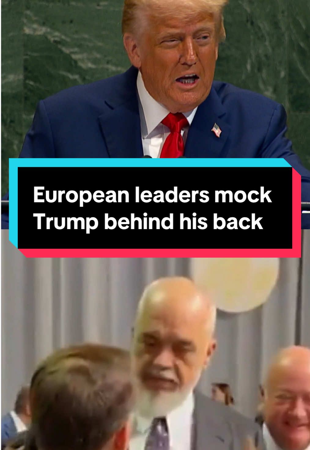 “Believe me, they are all laughing at him behind his back all the time.” French President Emmanuel Macron and Albanian Prime Minister Edi Rama, were caught on camera joking about President Trump’s claim to ending several wars throughout the world during a meeting of European leaders in Denmark this week. Chris Hayes reacts. #trump #worldnews #politics 