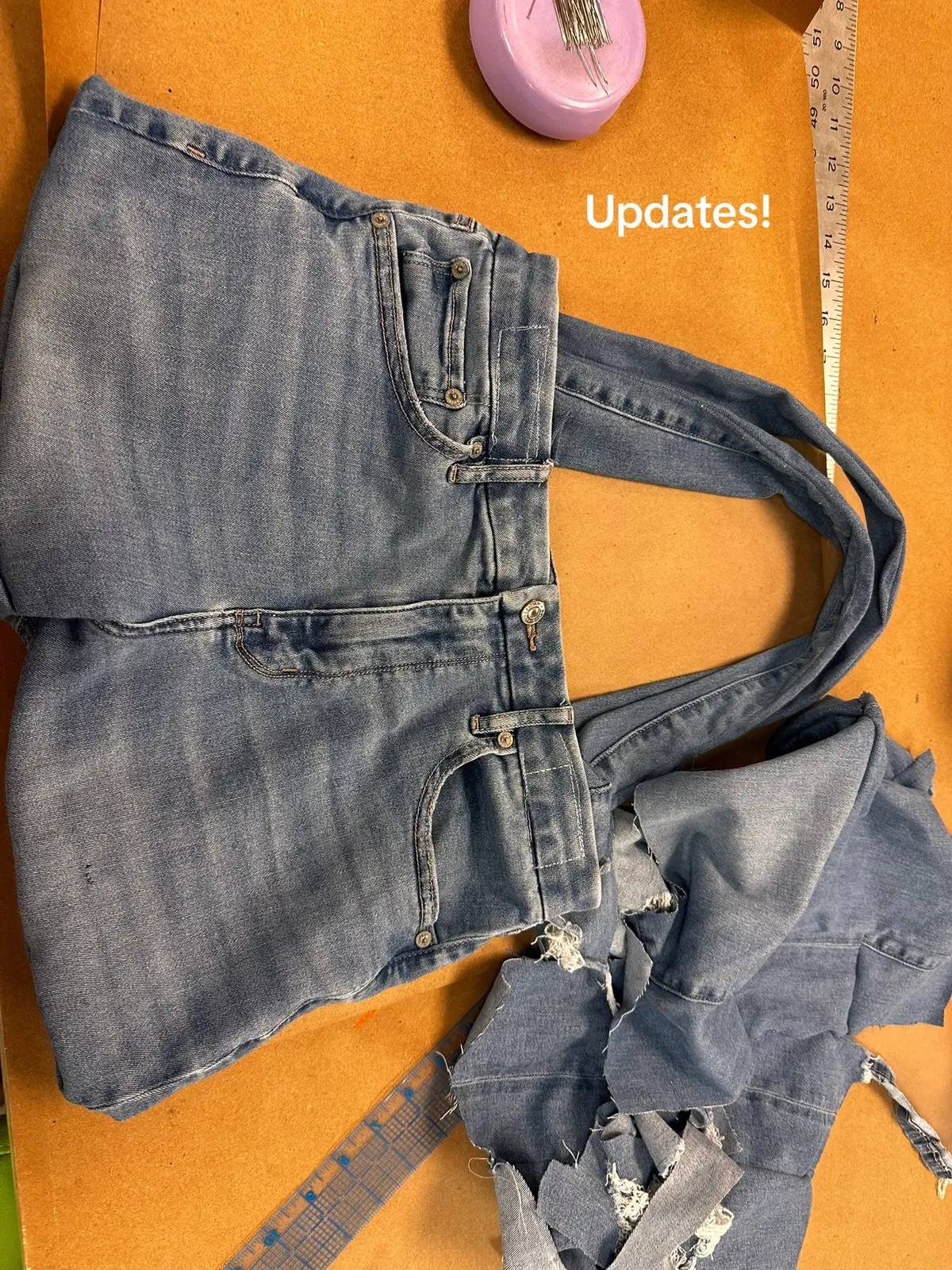 #pantsbag #vest #clothing #jeans #upcyclingclothes 