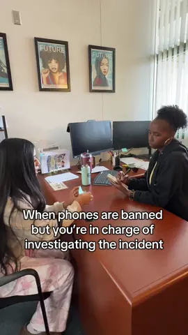 I have to know what happened🙄 #schoolcounselor #phoneban #fyp #relatable #highschoolcounselor 