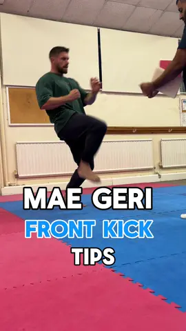 Mae Geri - Front kick tips #karate #shotokan #martialarts_science 