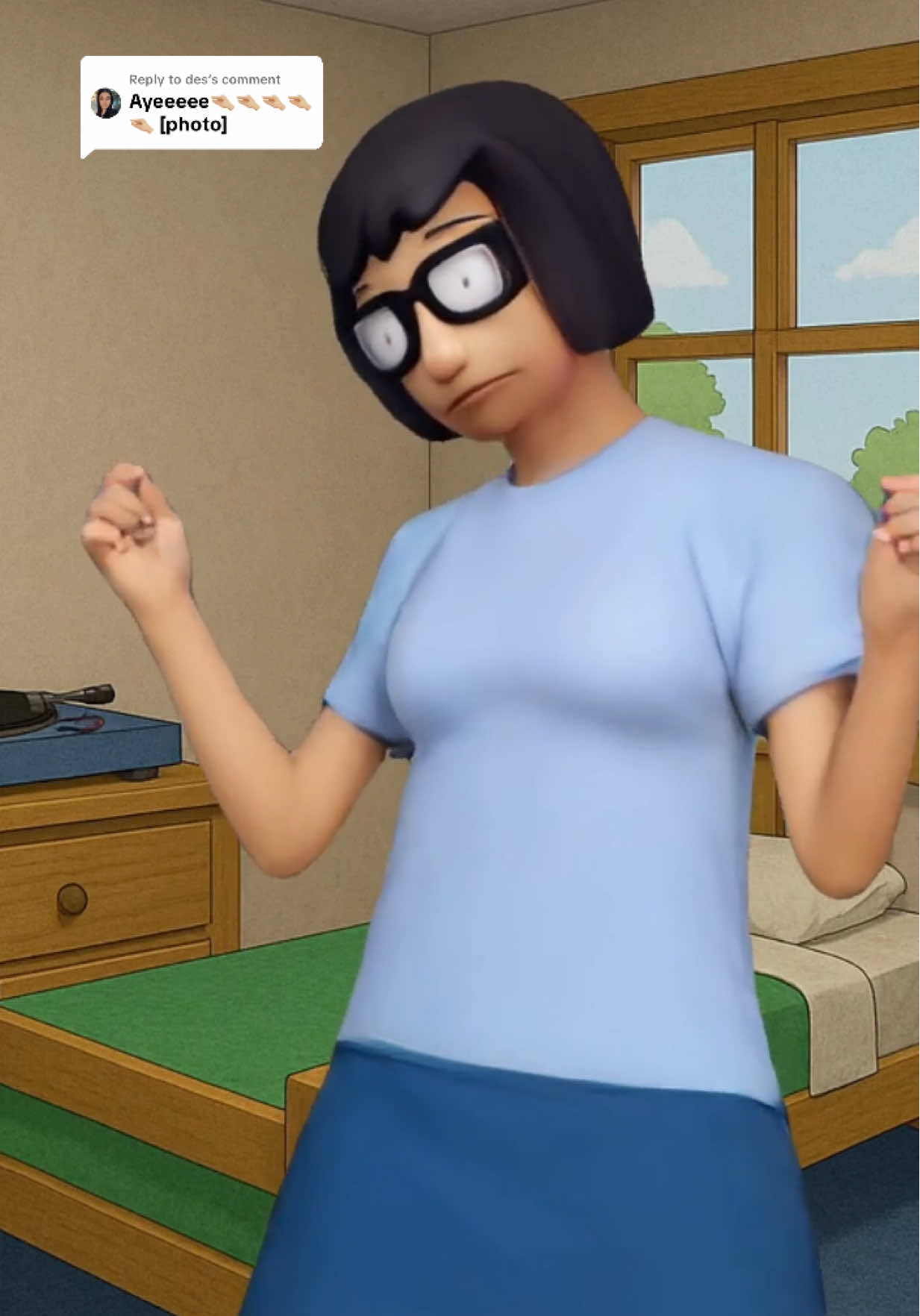 Replying to @des #tinabelcher #face #dance #babyboochallenge #fyp 