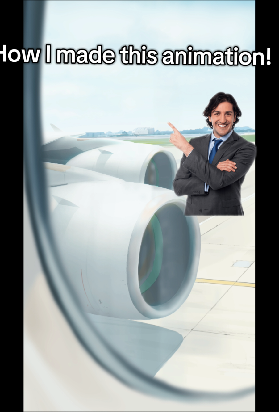 How I animated an a380 pushback with alight motion - a short tutorial✍️ (badly made again💀) #arttutorial #animation  #aviationlovers #arttiktok #animation 