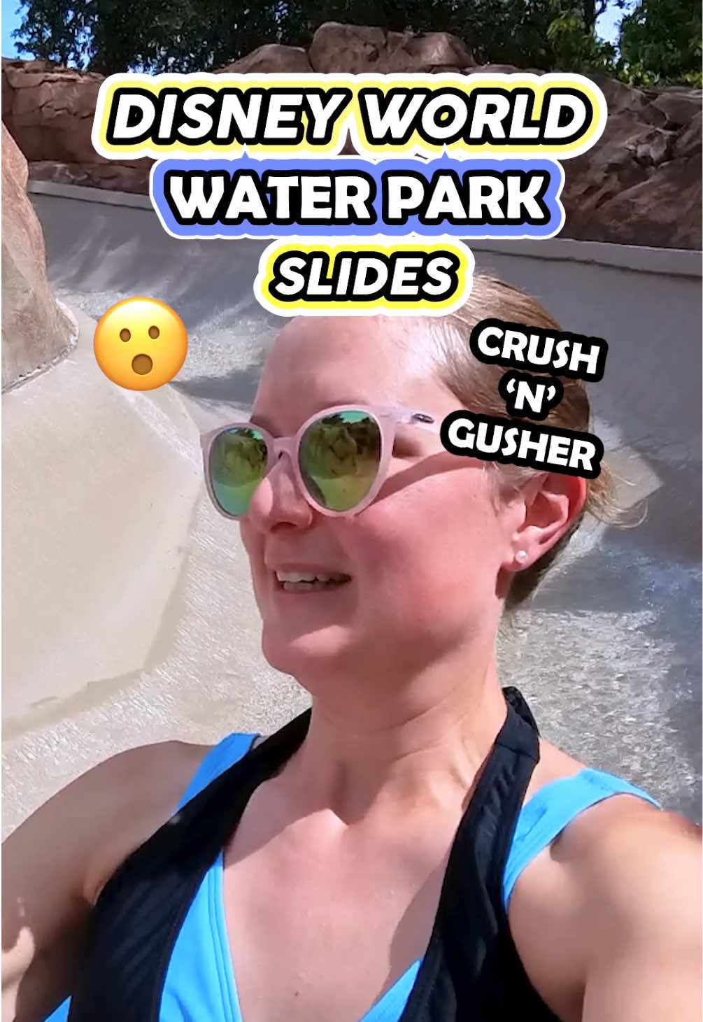 Ride a Disney Water Park Slide! 😮🌊(Crush ‘N’ Gusher @ Typhoon Lagoon) Would you ride a water slide at a Disney water park?! This is Crush ‘N’ Gusher at Disney’s Typhoon Lagoon Water Park! This is a 2 person water coaster at Typhoon Lagoon! This water park is at Disney World! Would YOU ride this water slide?  #waterpark #ride #travel ​⁠#waterslide #disneyworld @Disney Parks 