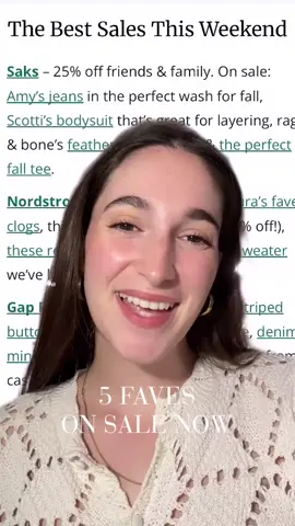 The best sale this weekend in 60-ish seconds. . Click the link in our bio to shop these pieces.