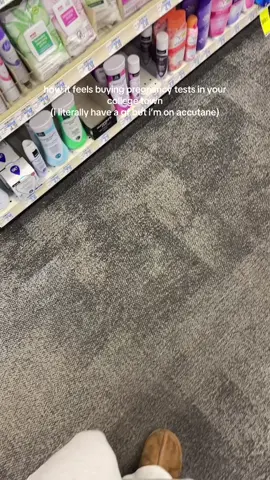 EDIT: this was supposed to poke fun at the fact i bought a pregnancy test even though there’s no way im pregnant😭 i’m 4 hours away at school so my derm let me send in an at home test so she could refill my prescription!! i have a new derm local to my school so i will begin testing in person from now on. yes, you have to prove you’re not pregnant whether you’re active, not active, or in a same sex relationship! i’m also aware cheap ones are available but i was on a time crunch. ty for the tips!!😊 #accutane #fyp 